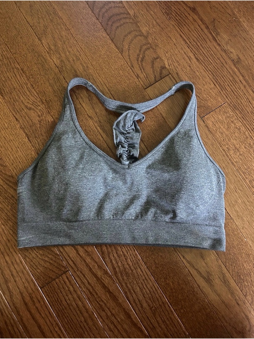 Puma Gray Racerback Sports Bra